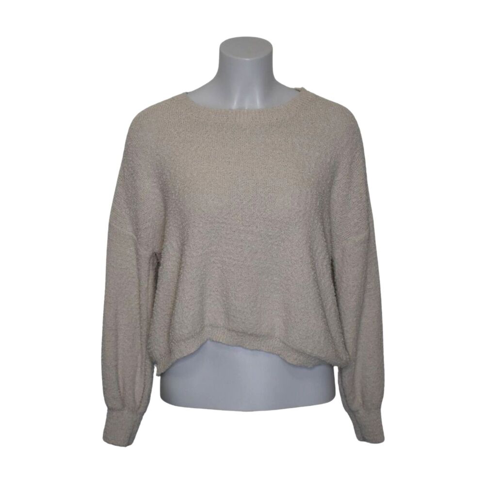 Altar'd State Lightweight Sweater Cream Spring Womens XS/Small